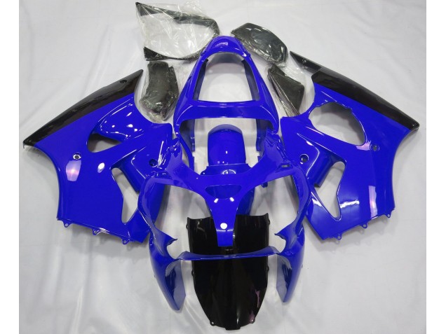 00-02 Brillante Azul & Negro ZX6R Carenados Moto 00-02 Brillante Azul & Negro ZX6R Carenados Moto