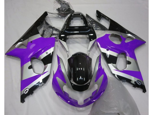 00-02 Estilo Morado Plateado OEM GSXR 1000 Carenados Moto 00-02 Estilo Morado Plateado OEM GSXR 1000 Carenados Moto