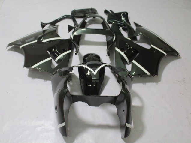 00-02 Gris Metalizado & Negro ZX6R Carenados Moto