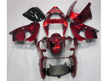 00-02 Rojo Metálico ZX6R Carenados Moto