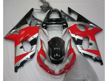 00-02 Rojo Plata Estilo OEM GSXR 1000 Carenados Moto