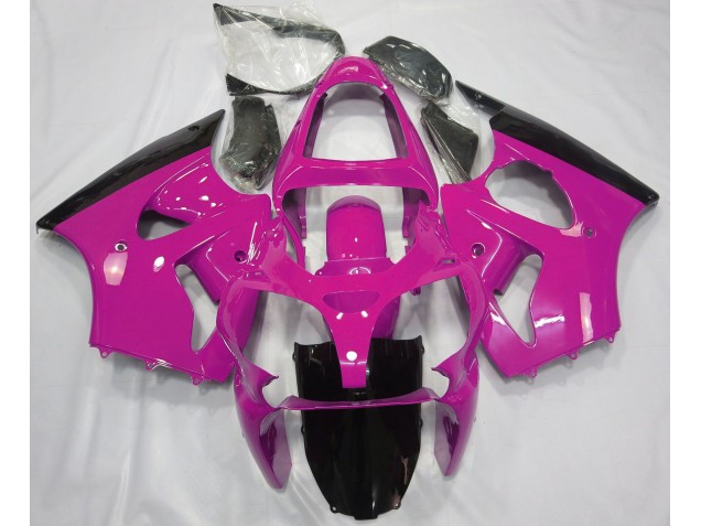 00-02 Rosa Brillante & Negro ZX6R Carenados Moto 00-02 Rosa Brillante & Negro ZX6R Carenados Moto