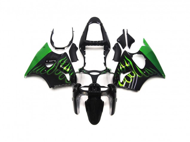 00-02 Verde Brillante Llama Liso ZX6R Carenados Moto 00-02 Verde Brillante Llama Liso ZX6R Carenados Moto