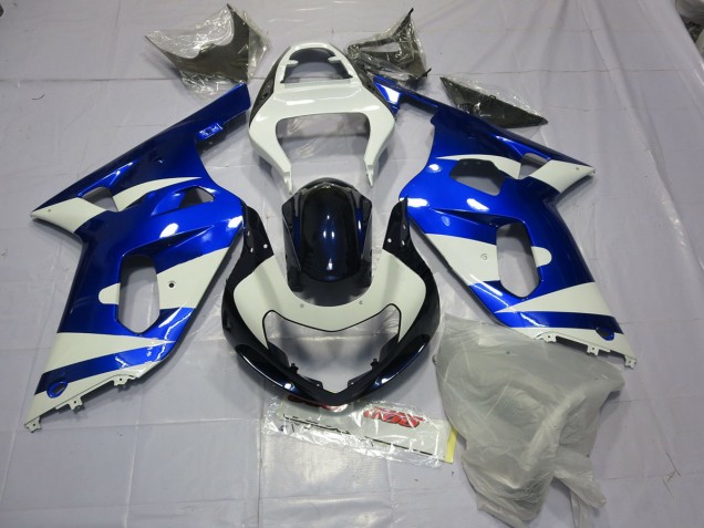01-03 Azul & Blanco GSXR 600-750 Carenados Moto