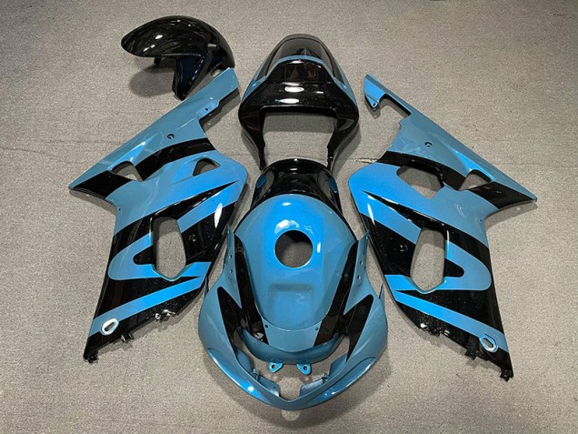 01-03 Azul Claro Perla & Negro GSXR 600-750 Carenados Moto 01-03 Azul Claro Perla & Negro GSXR 600-750 Carenados Moto