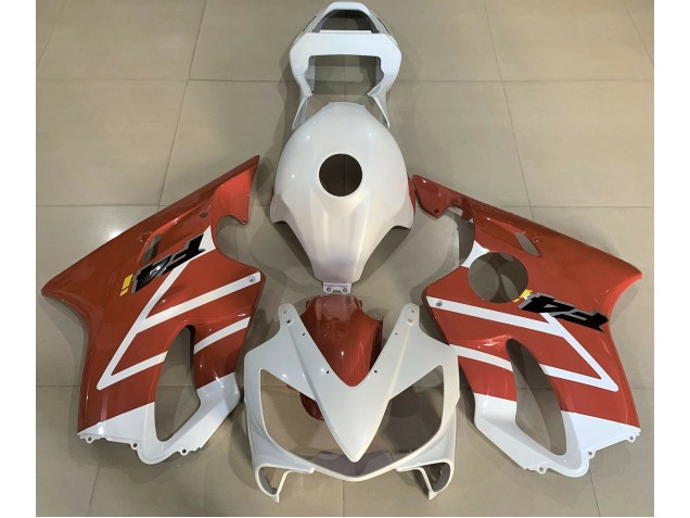 01-03 Blanco Brillante & Naranja CBR600 F4i Carenados Moto
