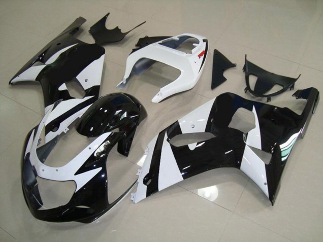 01-03 En Blanco & Negro GSXR 600-750 Carenados Moto 01-03 En Blanco & Negro GSXR 600-750 Carenados Moto