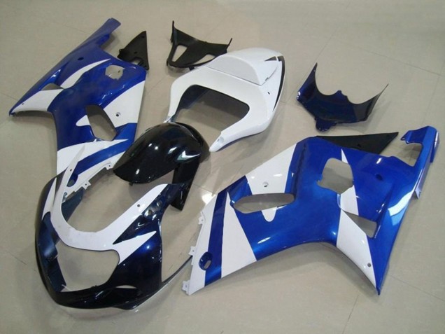 01-03 Estilo Azul & Blanco OEM GSXR 600-750 Carenados Moto 01-03 Estilo Azul & Blanco OEM GSXR 600-750 Carenados Moto