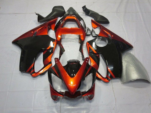01-03 Naranja Intenso & Negro CBR600 F4i Carenados Moto 01-03 Naranja Intenso & Negro CBR600 F4i Carenados Moto