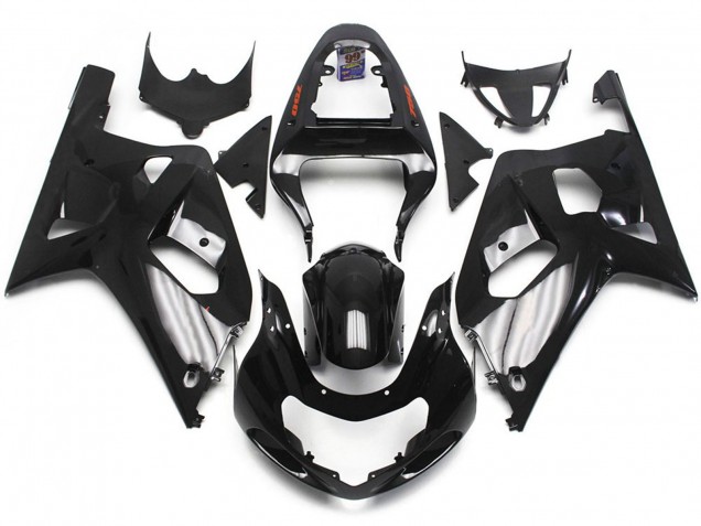 01-03 Negro Brillante GSXR 600-750 Carenados Moto 01-03 Negro Brillante GSXR 600-750 Carenados Moto