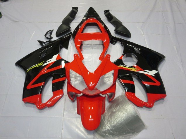 01-03 Negro Brillante & Rojo CBR600 F4i Carenados Moto