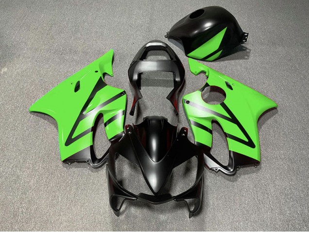 01-03 Negro Mate & Verde CBR600 F4i Carenados Moto 01-03 Negro Mate & Verde CBR600 F4i Carenados Moto
