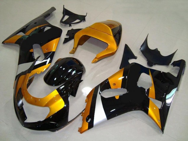 01-03 Oro & Negro GSXR 600-750 Carenados Moto 01-03 Oro & Negro GSXR 600-750 Carenados Moto
