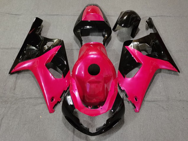 01-03 Rosa Brillante & Negro GSXR 600-750 Carenados Moto