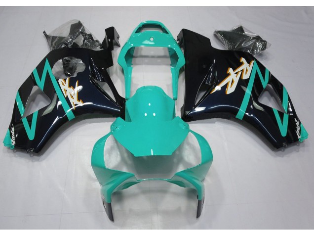 02-03 Negro Brillante & Cian CBR954RR Carenados Moto 02-03 Negro Brillante & Cian CBR954RR Carenados Moto