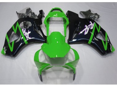 02-03 Negro Brillante & Verde CBR954RR Carenados Moto