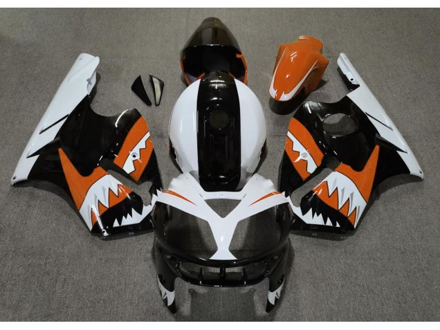 02-05 Tiburón Naranja ZX12R Carenados Moto
