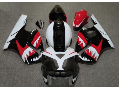 02-05 Tiburón Rojo ZX12R Carenados Moto