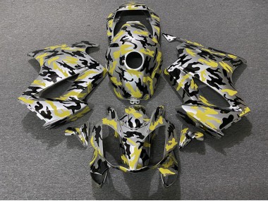 02-12 Amarillo Camuflaje VFR800 Carenados Moto