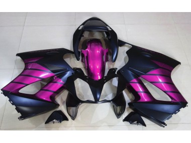 02-12 Negro Mate & Rosa VFR800 Carenados Moto