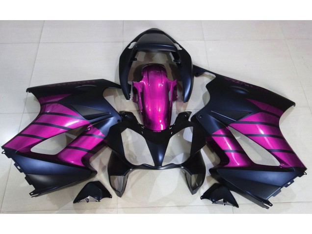 02-12 Negro Mate & Rosa VFR800 Carenados Moto