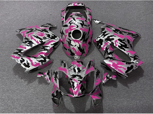 02-12 Rosa Camuflaje VFR800 Carenados Moto 02-12 Rosa Camuflaje VFR800 Carenados Moto