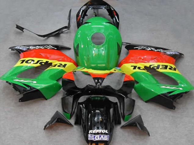 02-12 Verde Repsol VFR800 Carenados Moto 02-12 Verde Repsol VFR800 Carenados Moto