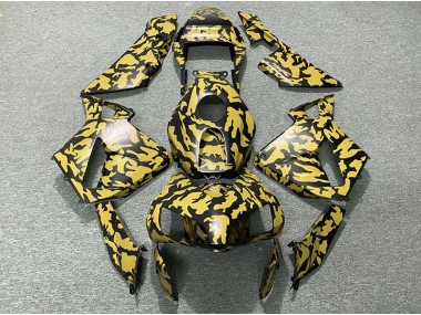 03-04 Amarillo Camuflaje CBR600RR Carenados Moto