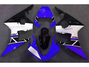 03-04 Azul Blanco & Negro R6 Carenados Moto