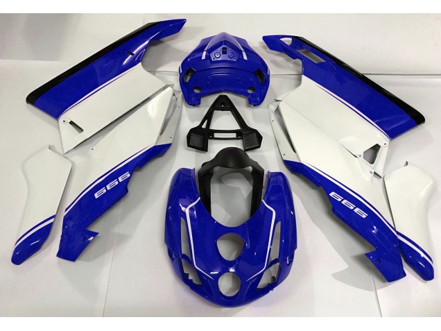03-04 Blanco Azul & Negro Ducati 749 999 Carenados Moto 03-04 Blanco Azul & Negro Ducati 749 999 Carenados Moto