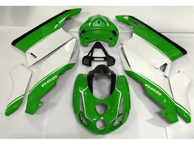 03-04 Blanco Verde & Negro Ducati 749 999 Carenados Moto 03-04 Blanco Verde & Negro Ducati 749 999 Carenados Moto