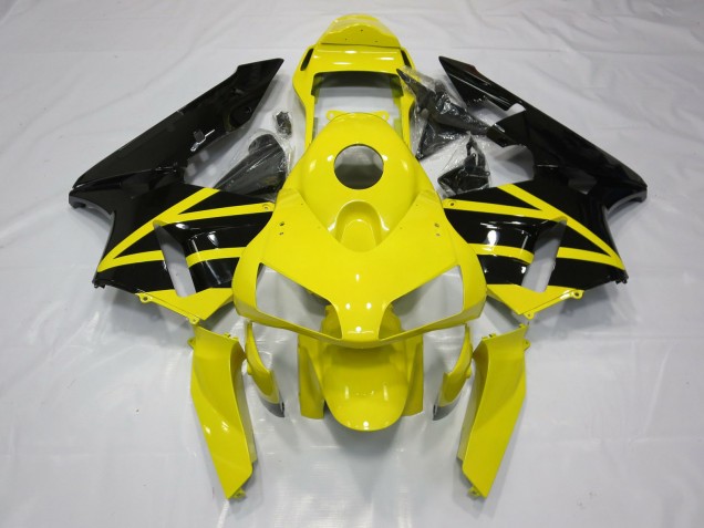 03-04 Estilo Amarillo & Negro OEM CBR600RR Carenados Moto 03-04 Estilo Amarillo & Negro OEM CBR600RR Carenados Moto