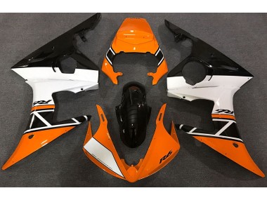 03-04 Naranja Blanco & Negro R6 Carenados Moto