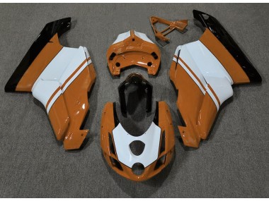 03-04 Naranja Brillante & Blanco Ducati 749 999 Carenados Moto