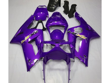 03-04 Púrpura Brillante ZX6R Carenados Moto