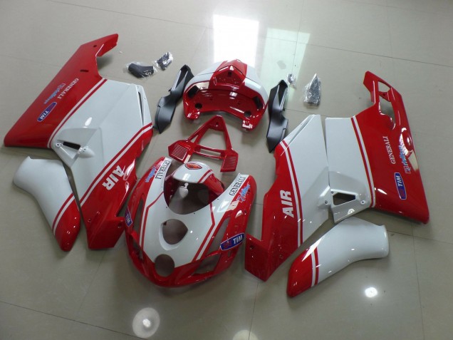 03-04 Rojo & Blanco Ducati 749 999 Carenados Moto 03-04 Rojo & Blanco Ducati 749 999 Carenados Moto