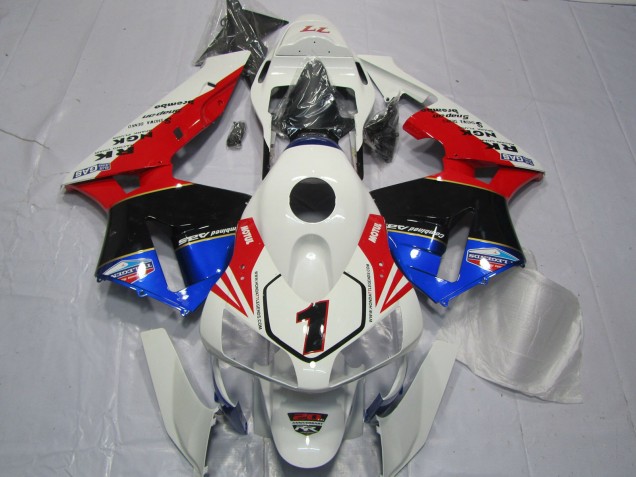 03-04 Rojo Blanco Negro & Azul CBR600RR Carenados Moto 03-04 Rojo Blanco Negro & Azul CBR600RR Carenados Moto