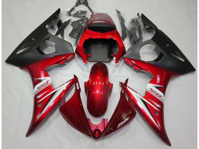 03-04 Rojo Blanco R6 Carenados Moto 03-04 Rojo Blanco R6 Carenados Moto