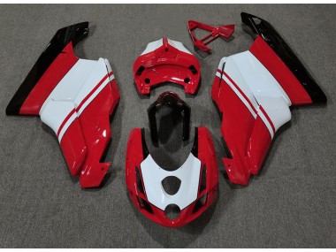 03-04 Rojo Brillante & Blanco Ducati 749 999 Carenados Moto