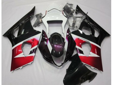 03-04 Rojo Brillante & Blanco GSXR 1000 Carenados Moto