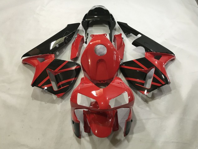 03-04 Rojo Brillante / Negro CBR600RR Carenados Moto 03-04 Rojo Brillante / Negro CBR600RR Carenados Moto