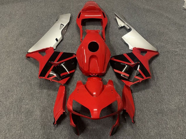 03-04 Rojo Negro & Plata CBR600RR Carenados Moto 03-04 Rojo Negro & Plata CBR600RR Carenados Moto