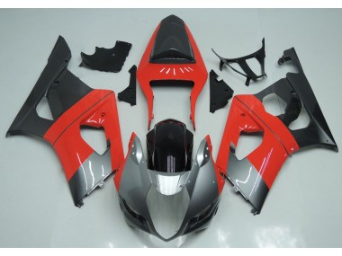 03-04 Rojo Plata & Negro GSXR 1000 Carenados Moto