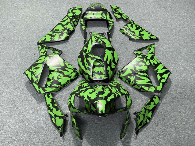 03-04 Verde Camuflaje CBR600RR Carenados Moto 03-04 Verde Camuflaje CBR600RR Carenados Moto