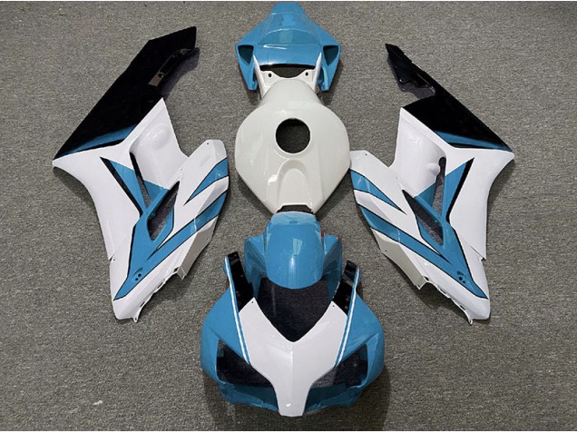 04-05 Azul Claro Blanco & Negro Brillante CBR1000RR Carenados Moto 04-05 Azul Claro Blanco & Negro Brillante CBR1000RR Carenados Moto