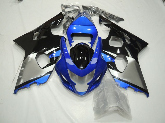 04-05 Azul Negro & Plata GSXR 600-750 Carenados Moto 04-05 Azul Negro & Plata GSXR 600-750 Carenados Moto
