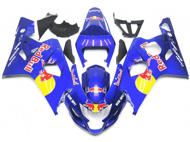 04-05 Estilo Vibrante Azul Rojo Toro GSXR 600-750 Carenados Moto 04-05 Estilo Vibrante Azul Rojo Toro GSXR 600-750 Carenados Moto