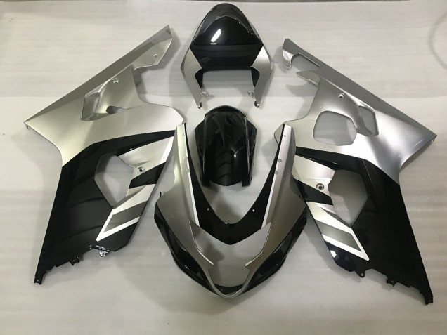 04-05 Plata Mate & Negro GSXR 600-750 Carenados Moto 04-05 Plata Mate & Negro GSXR 600-750 Carenados Moto