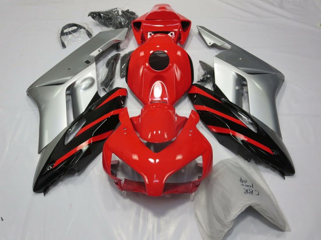 04-05 Plata Rojo & Negro CBR1000RR Carenados Moto 04-05 Plata Rojo & Negro CBR1000RR Carenados Moto