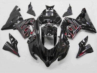 04-05 Rojo Negro Llama ZX10R Carenados Moto